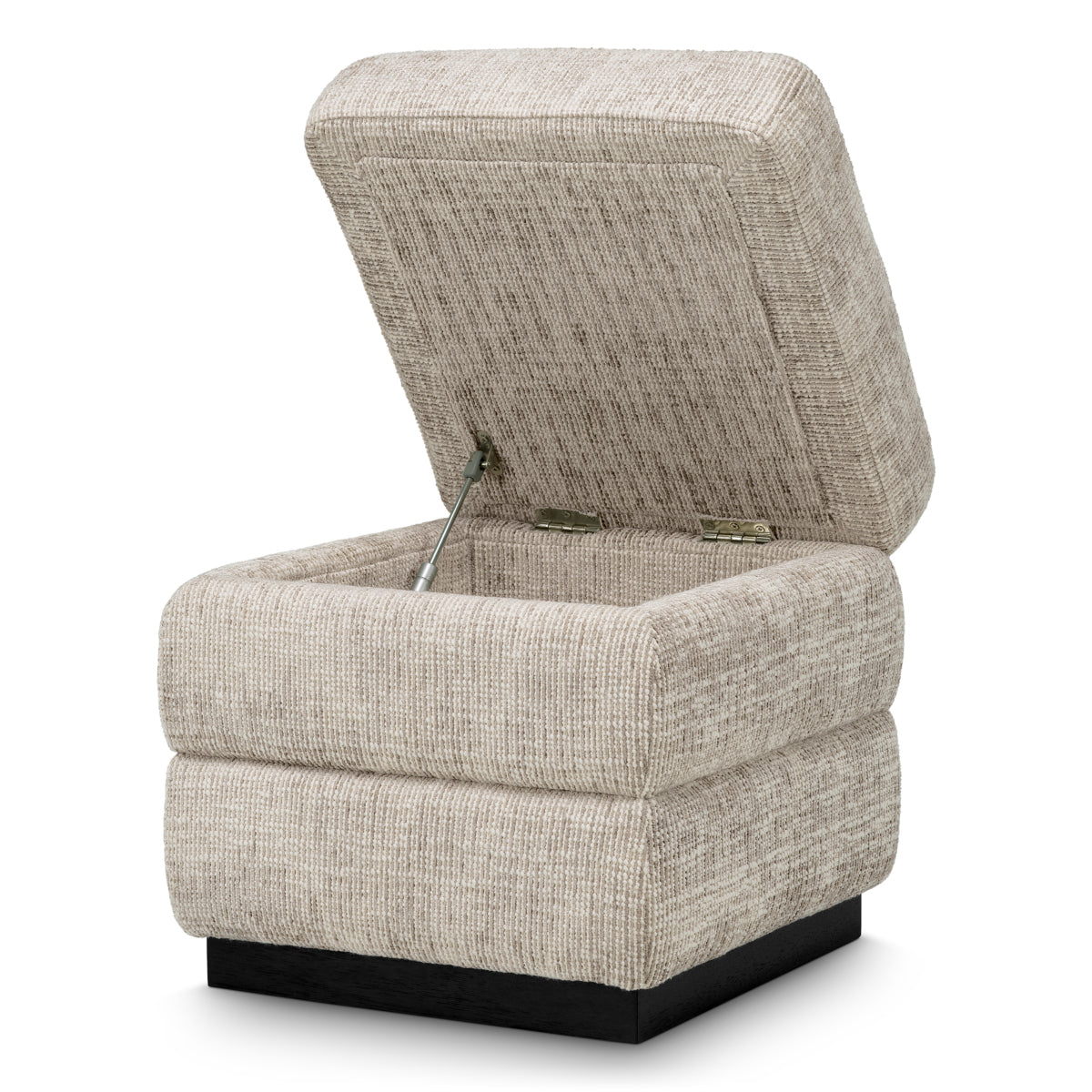 Beige Ebony Storage Stool Valmont | Eichholtz Miami