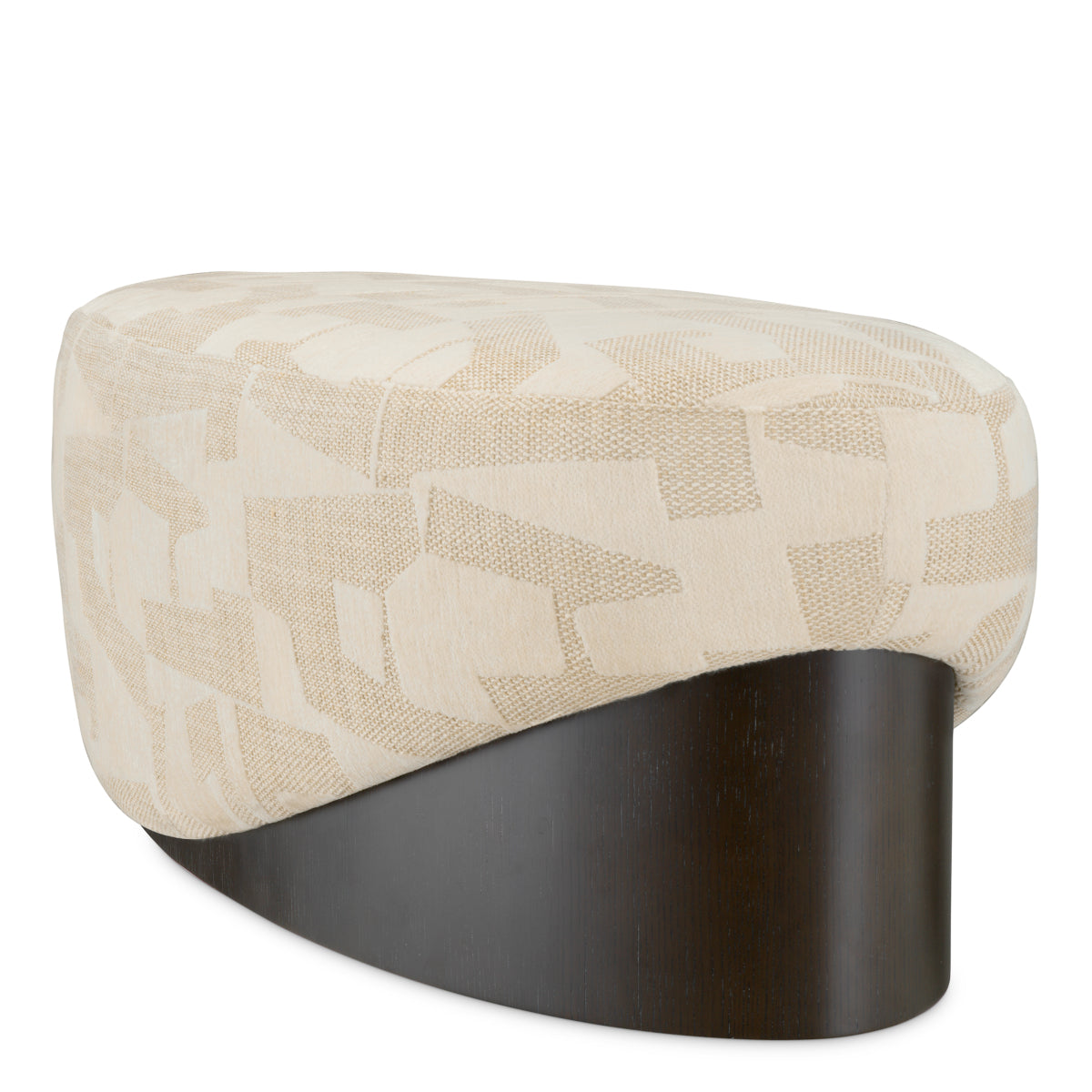 Brooklyn Sand Oval Bench Raymond | Eichholtz Miami