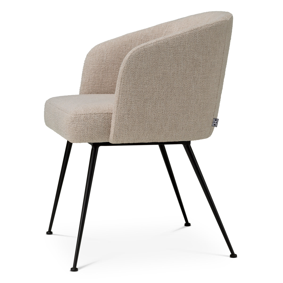 Fabric Upholstered Dining Armchair Aiden | Eichholtz Miami