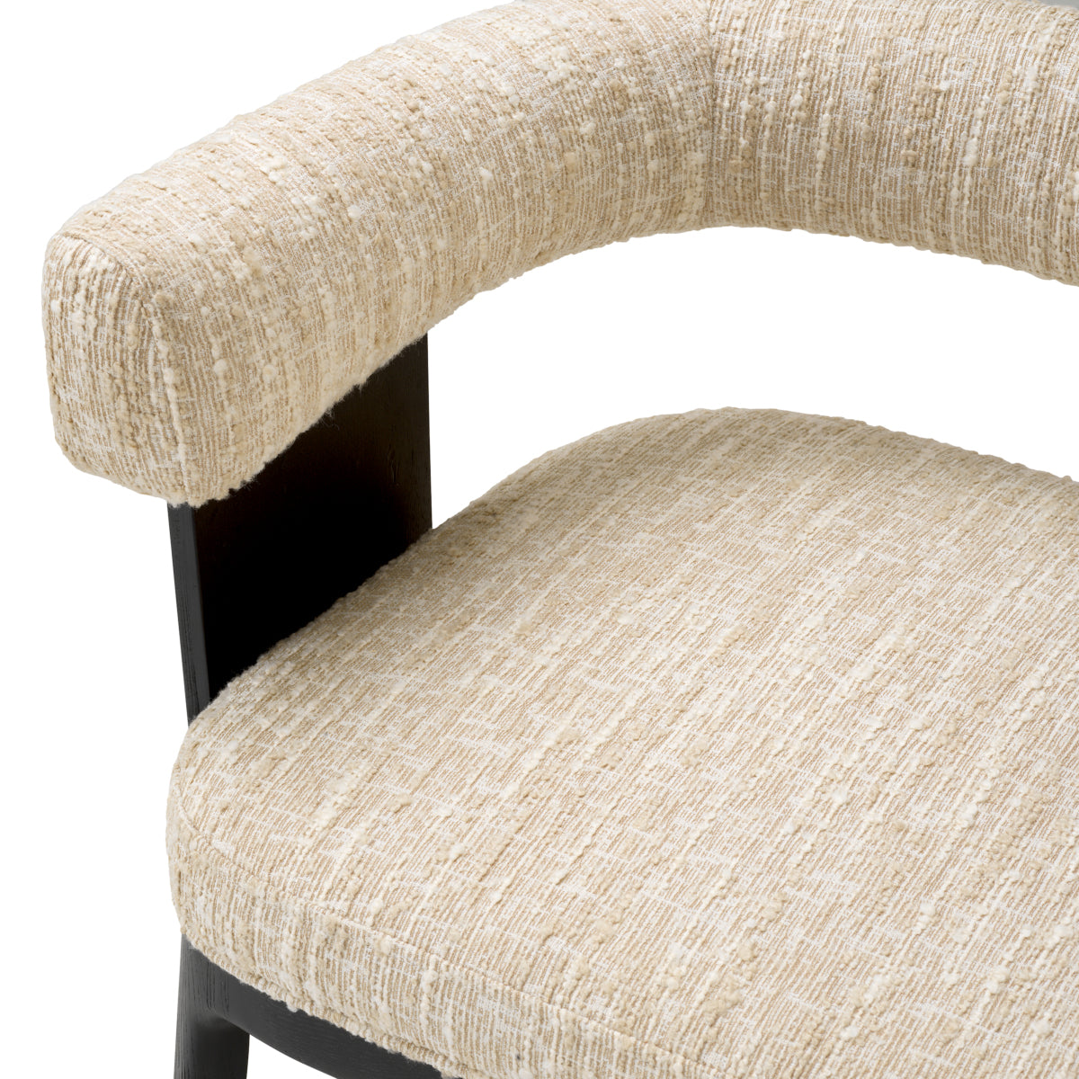 Upholstered Dining Chair Dubois | Eichholtz Miami