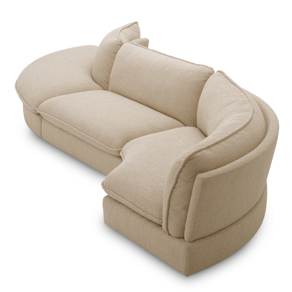 Beige Upholstered Modular Sofa Cresson | Eichholtz Miami