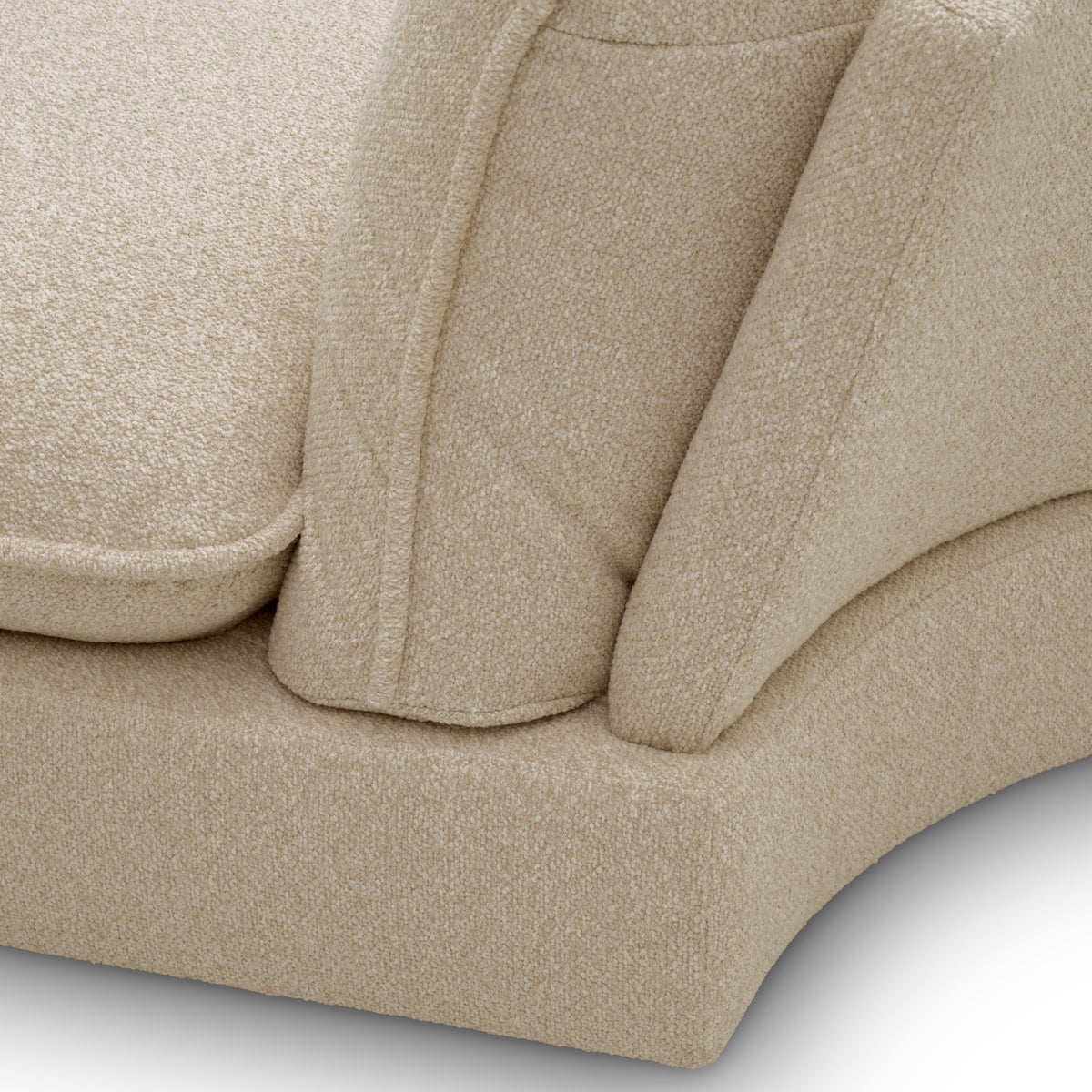 Beige Upholstered Modular Sofa Cresson | Eichholtz Miami