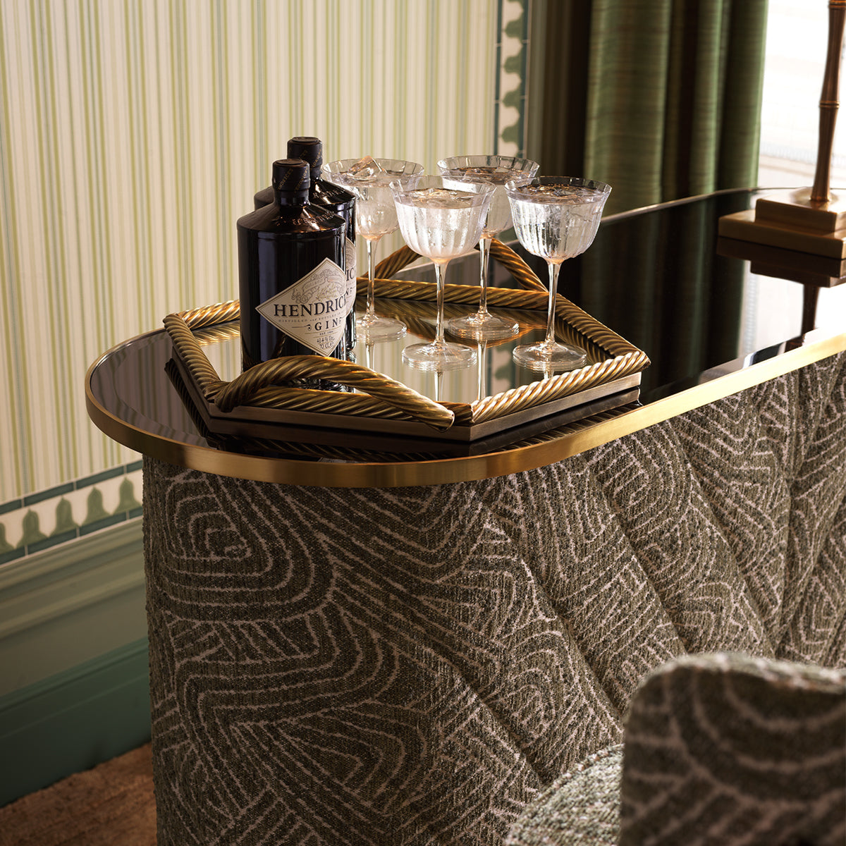 Beveled Glass Bar Table Matthew | Eichholtz Miami