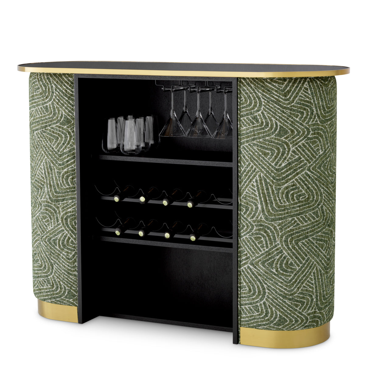 Beveled Glass Bar Table Matthew | Eichholtz Miami