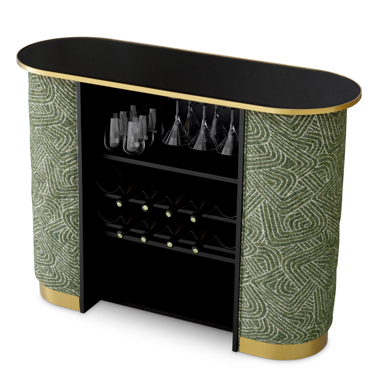 Beveled Glass Bar Table Matthew | Eichholtz Miami