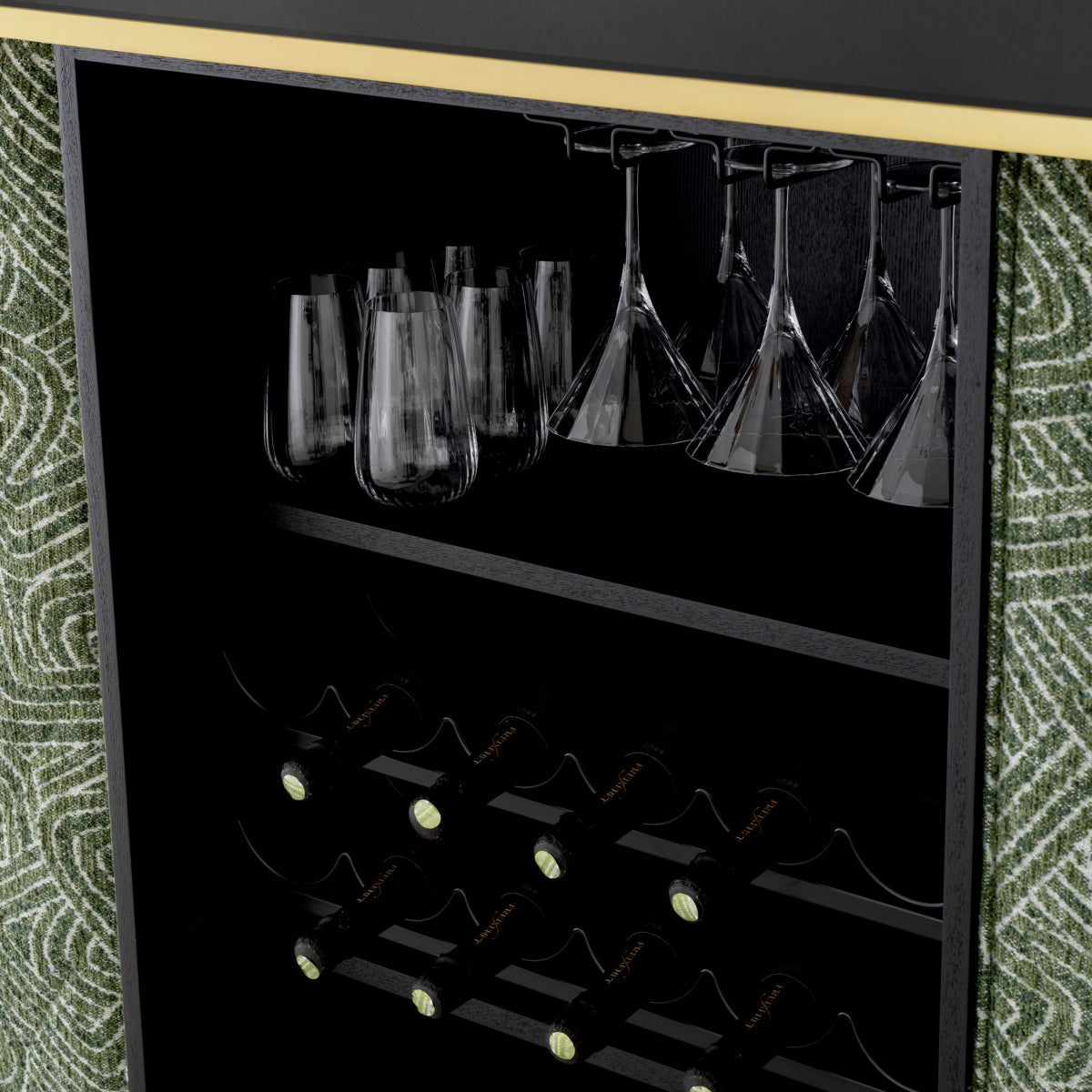 Beveled Glass Bar Table Matthew | Eichholtz Miami