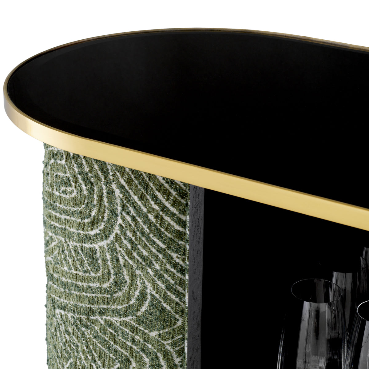 Beveled Glass Bar Table Matthew | Eichholtz Miami