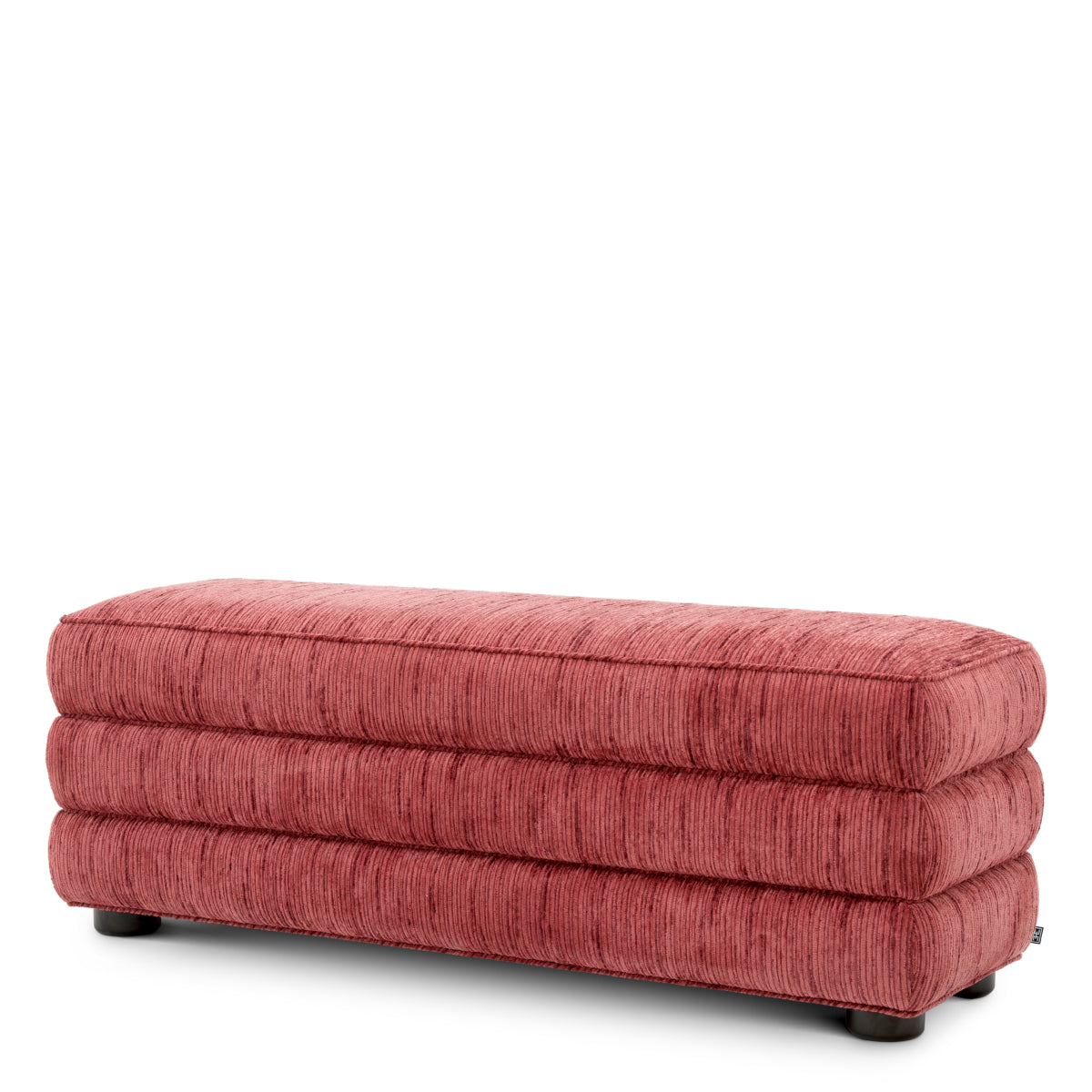 Upholstered Red Fabric Bench Helmsley | Eichholtz Miami