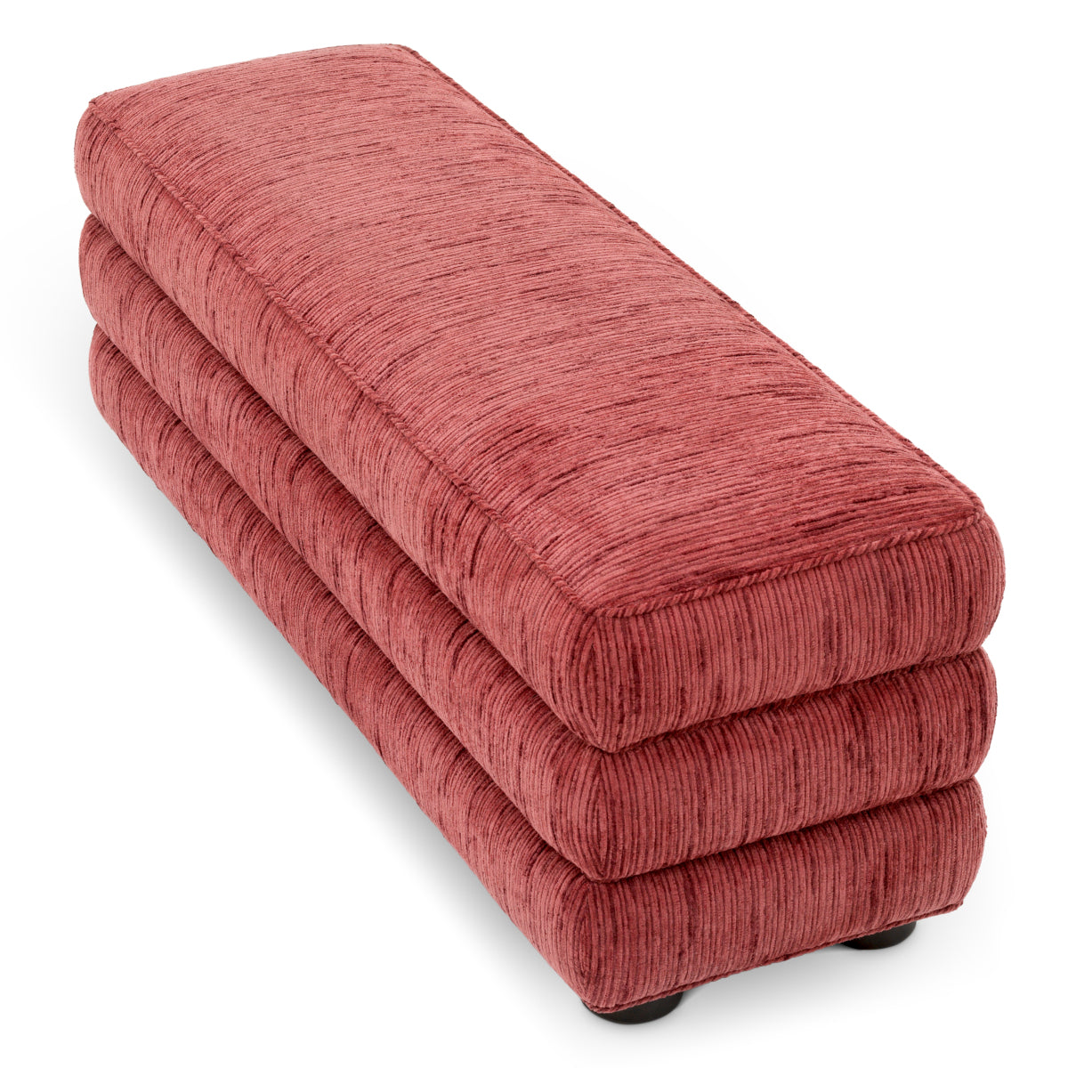 Upholstered Red Fabric Bench Helmsley | Eichholtz Miami