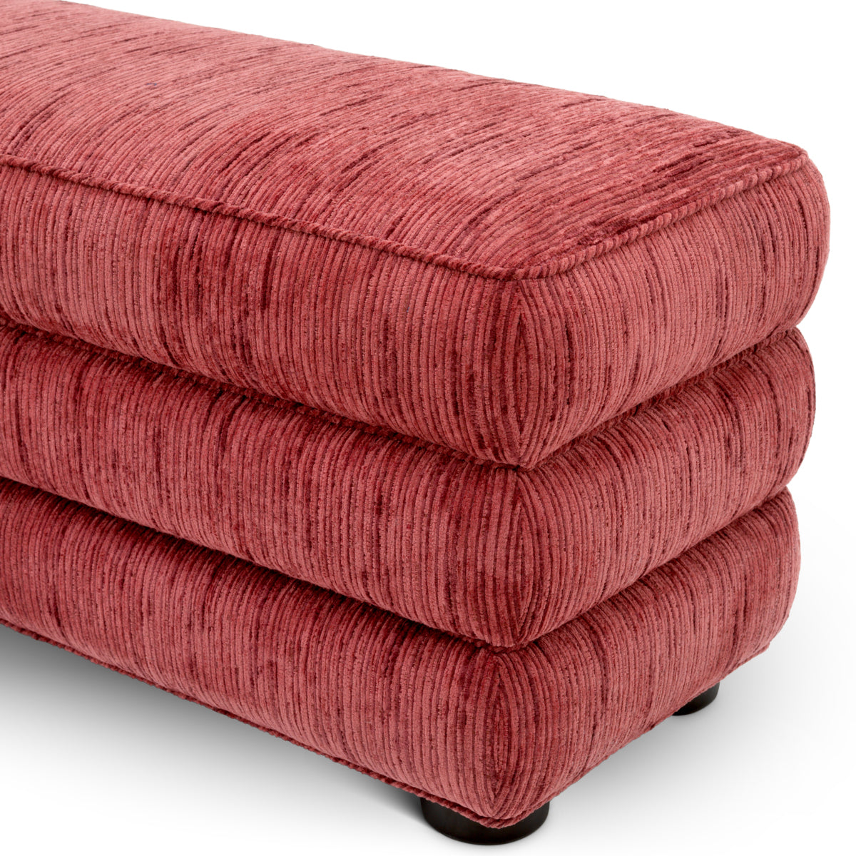 Upholstered Red Fabric Bench Helmsley | Eichholtz Miami