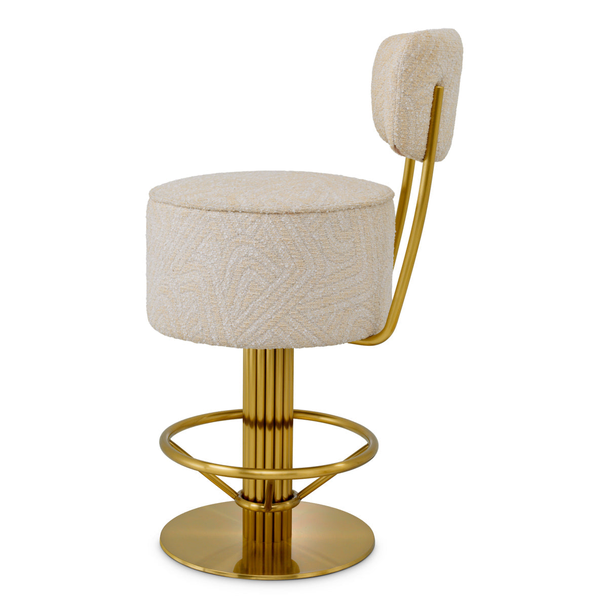 Backed Counter Stool Carleton | Eichholtz Miami