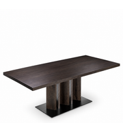 Brown Oak Dining Table Julius