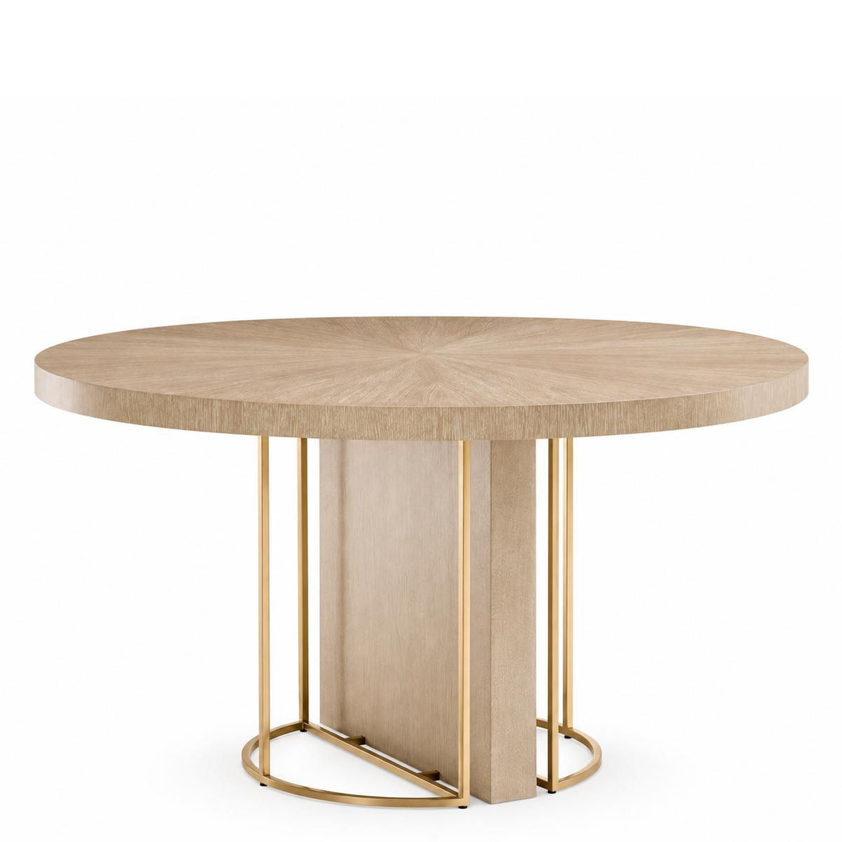 Washed Oak Veneer Dining Table Remington