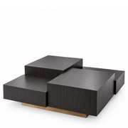 Oak Geometrical Coffee Table Nerone