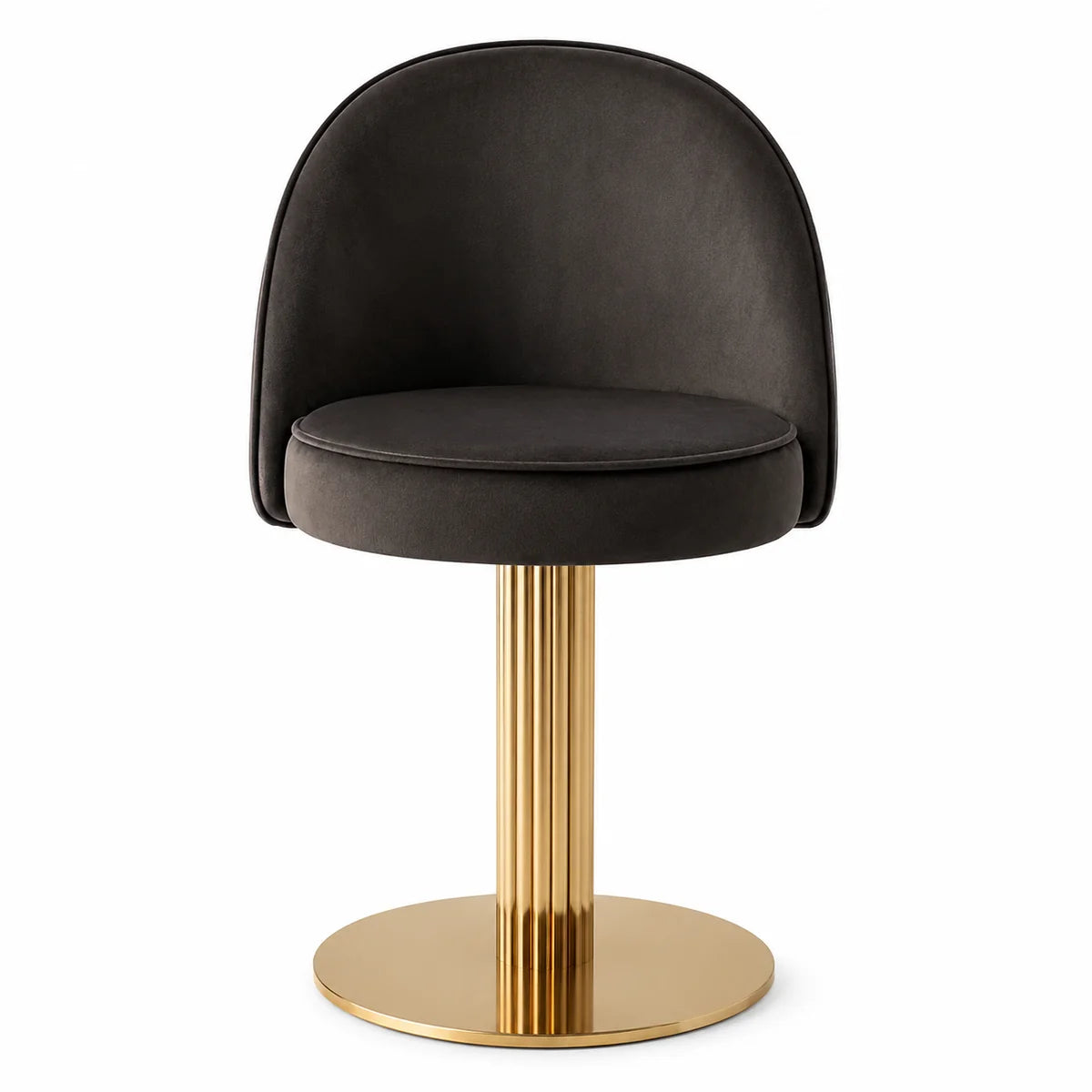 Gray Velvet Dining Chair Dorland