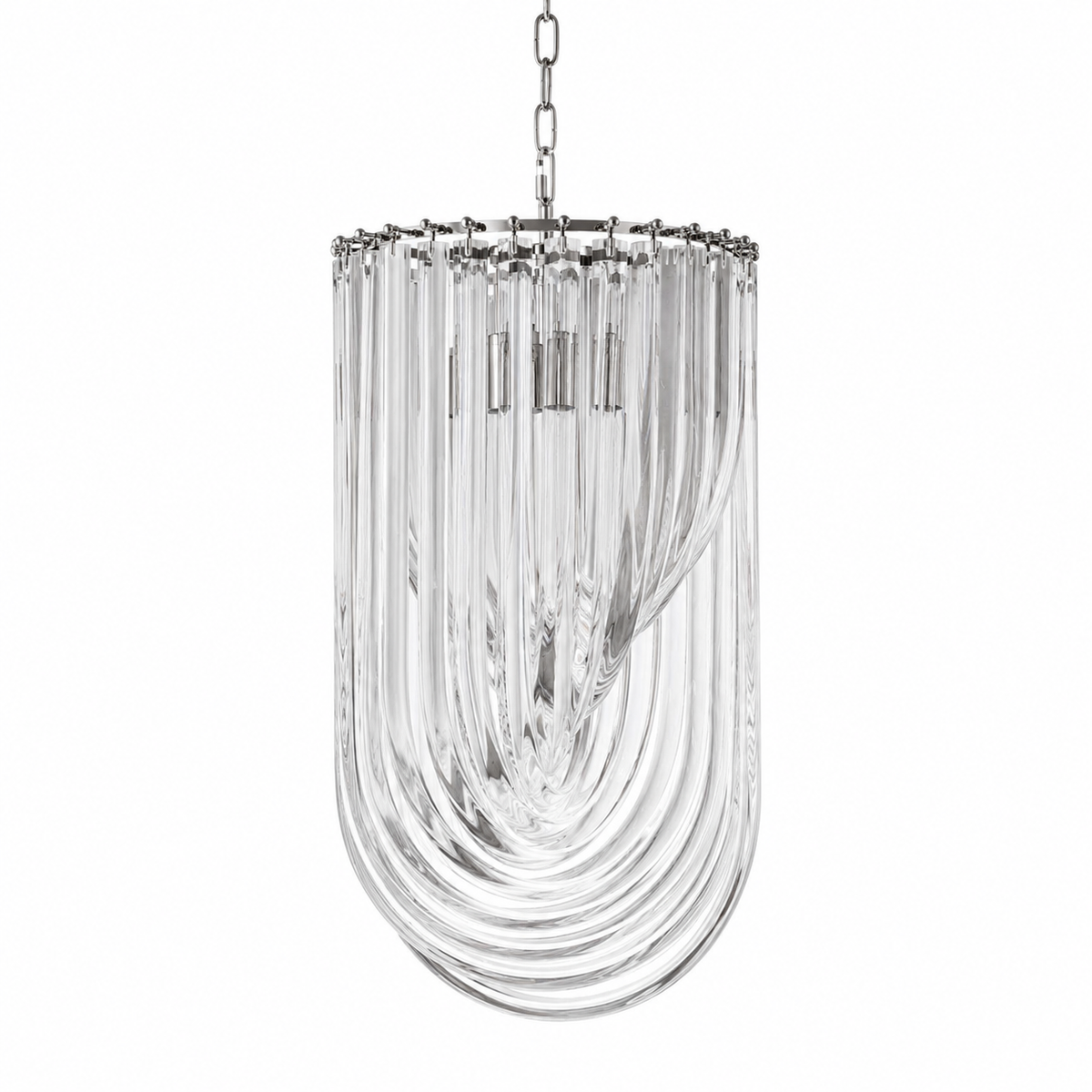 Acrylic Drop Chandelier Murano