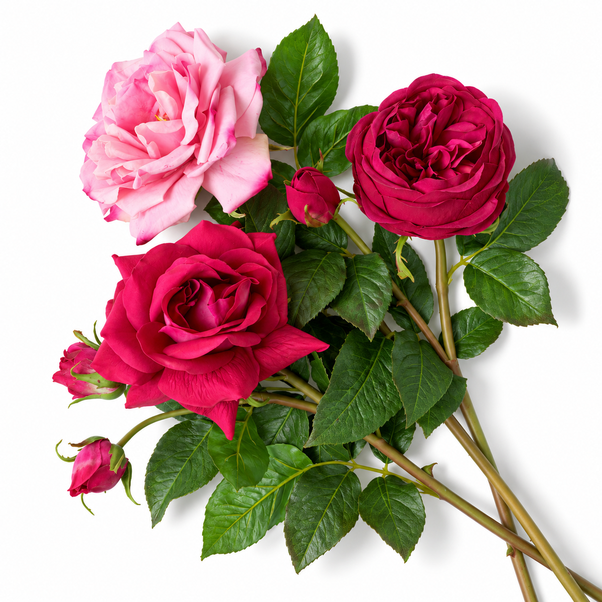 Artificial Bouquet Set (72pcs) Roses