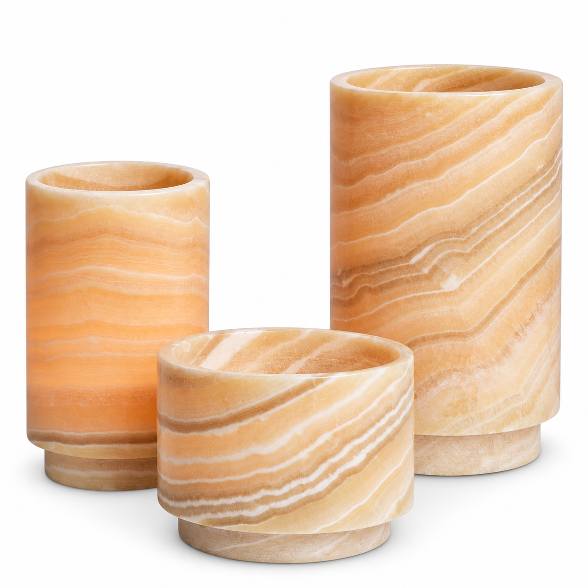 Yellow Tealight Holder Leonidas (3)