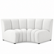 Channel Stitched Corner Sofa Lando