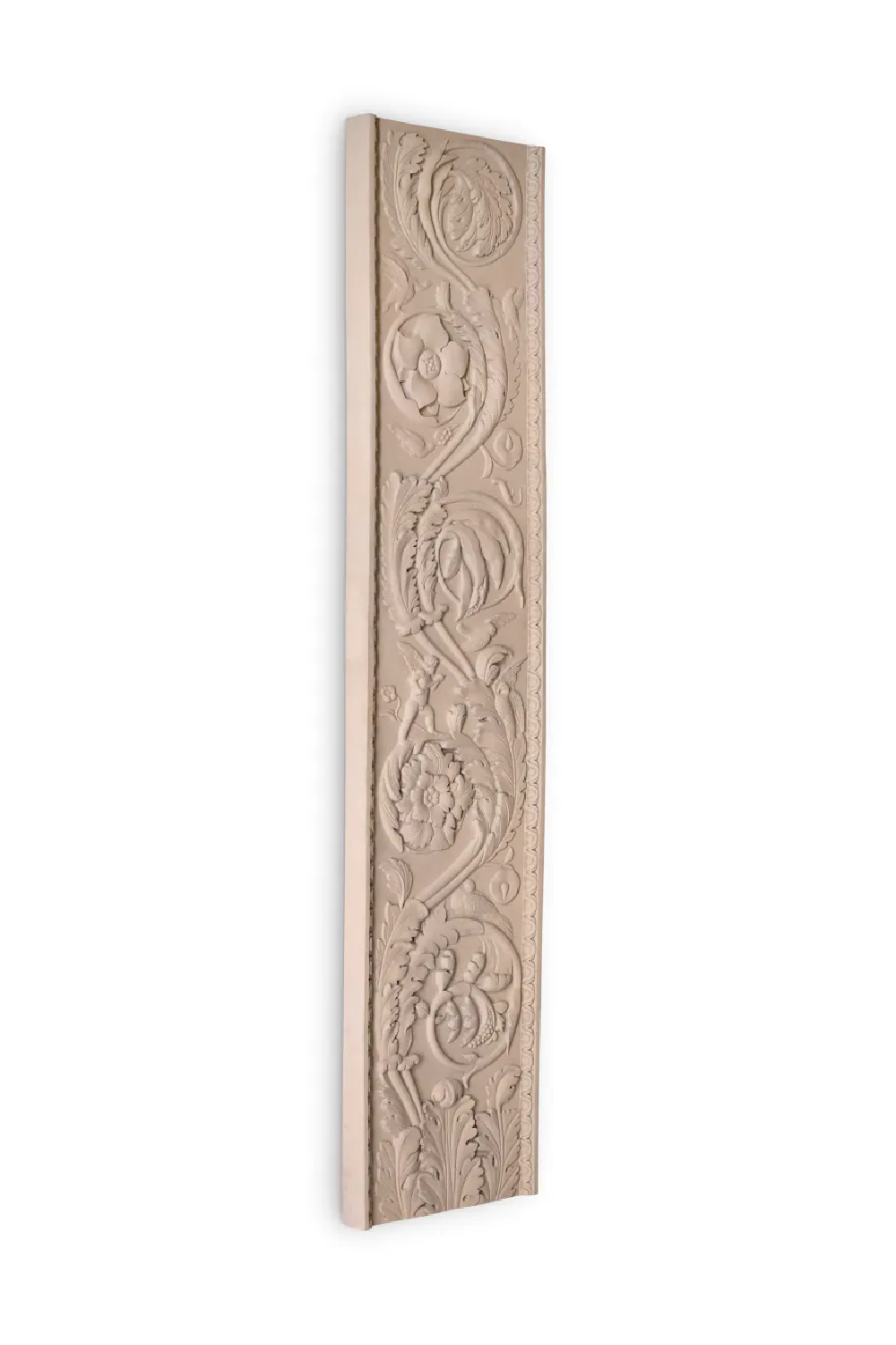 Carved Marble Wall Object Acanthus | Eichholtz Miami