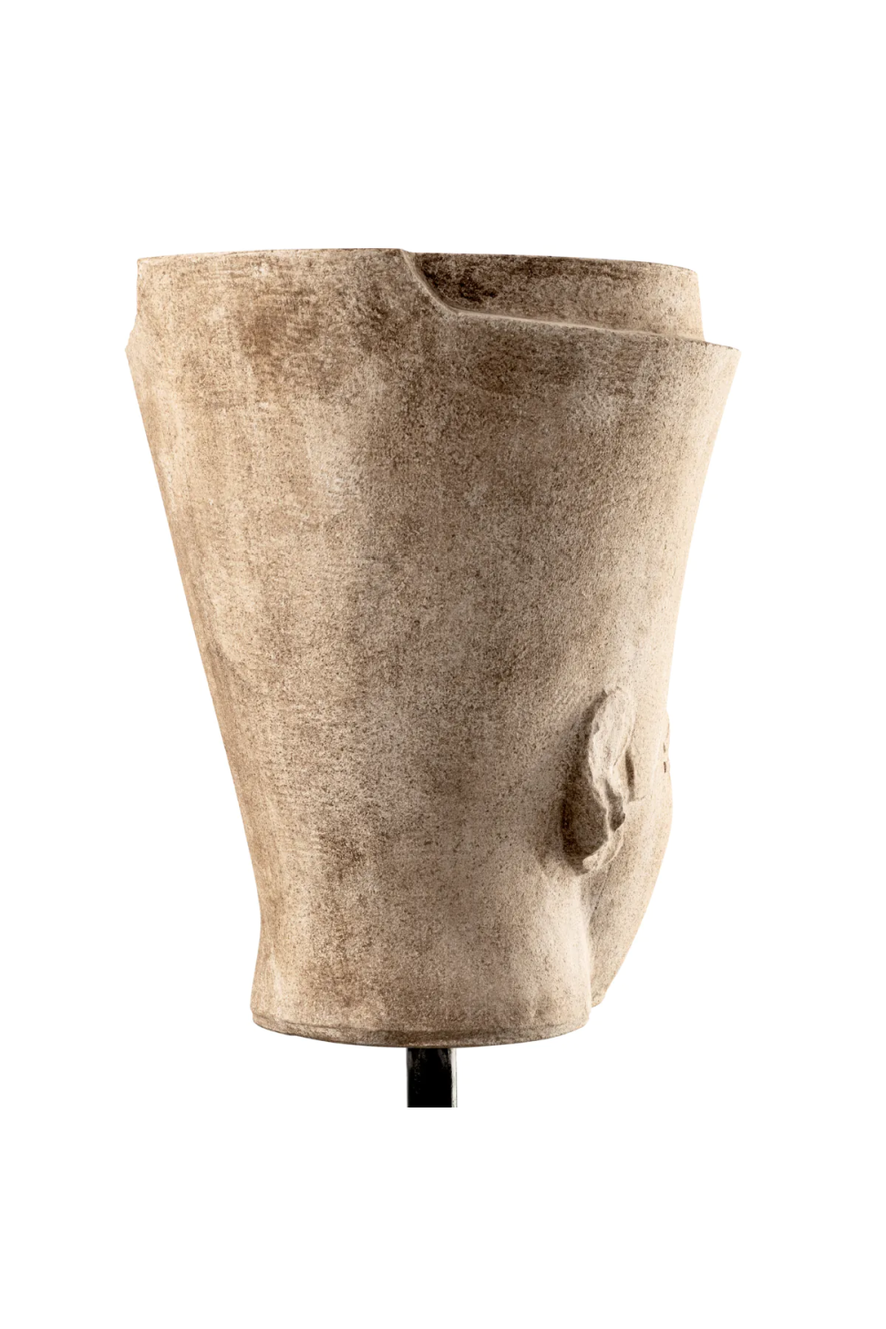 Carved Sandstone Statue Bust of Hatshepsut | Eichholtz Miami