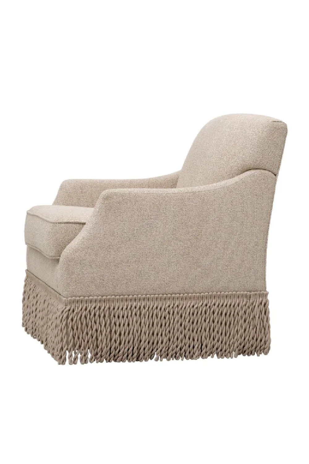 Twisted Fringe Swivel Chair Madison | Eichholtz Miami