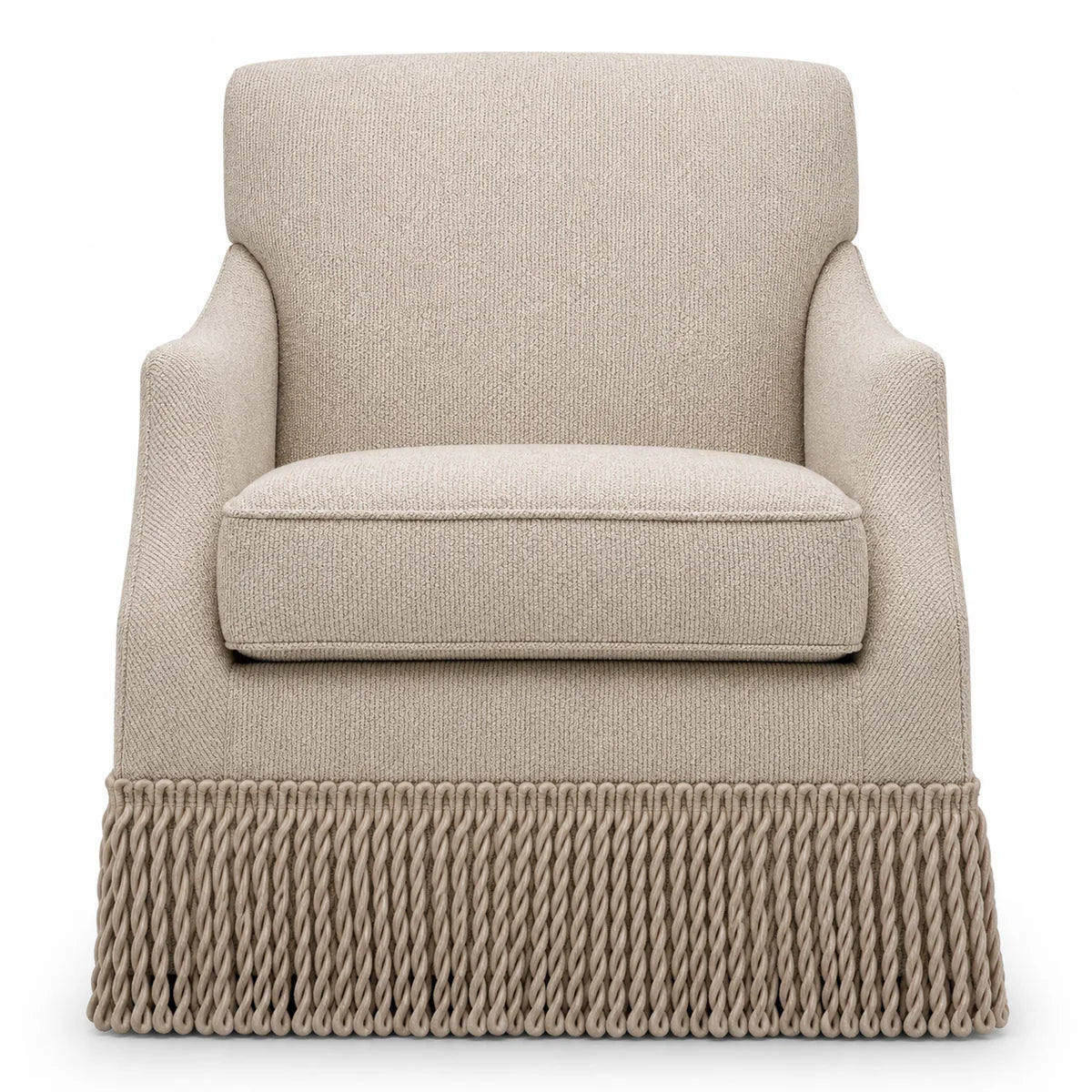 Twisted Fringe Swivel Chair Madison