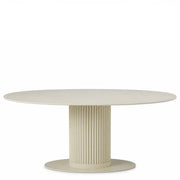 Oval Ceramic Dining Table Volterra