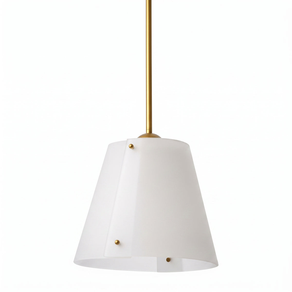 Milk Glass Pendant Trianon
