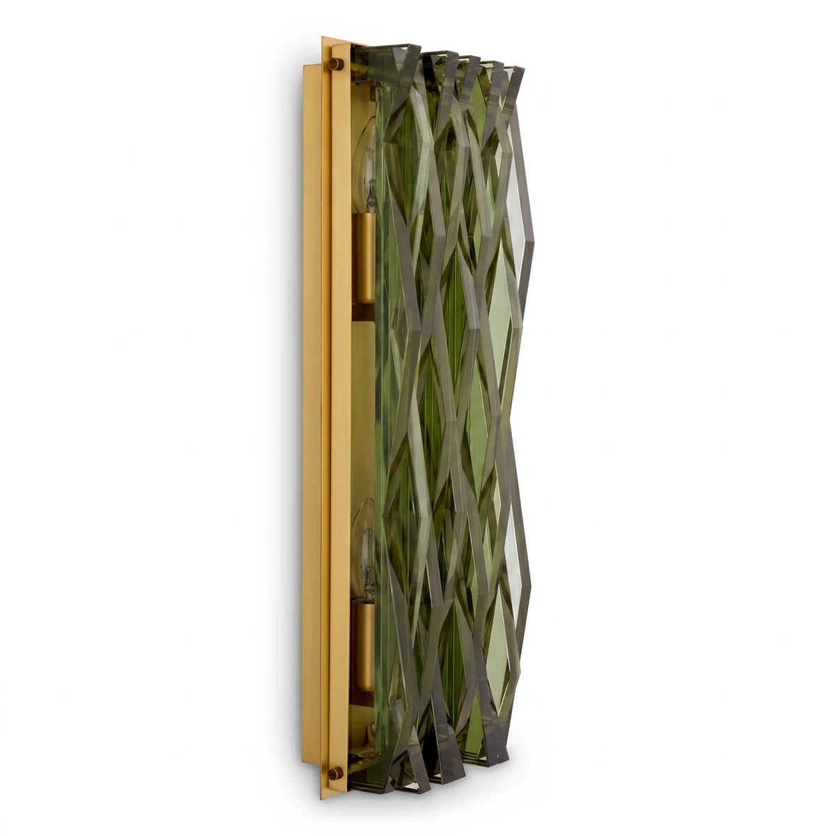 Geometrical Glass Wall Lamp L Nuvola