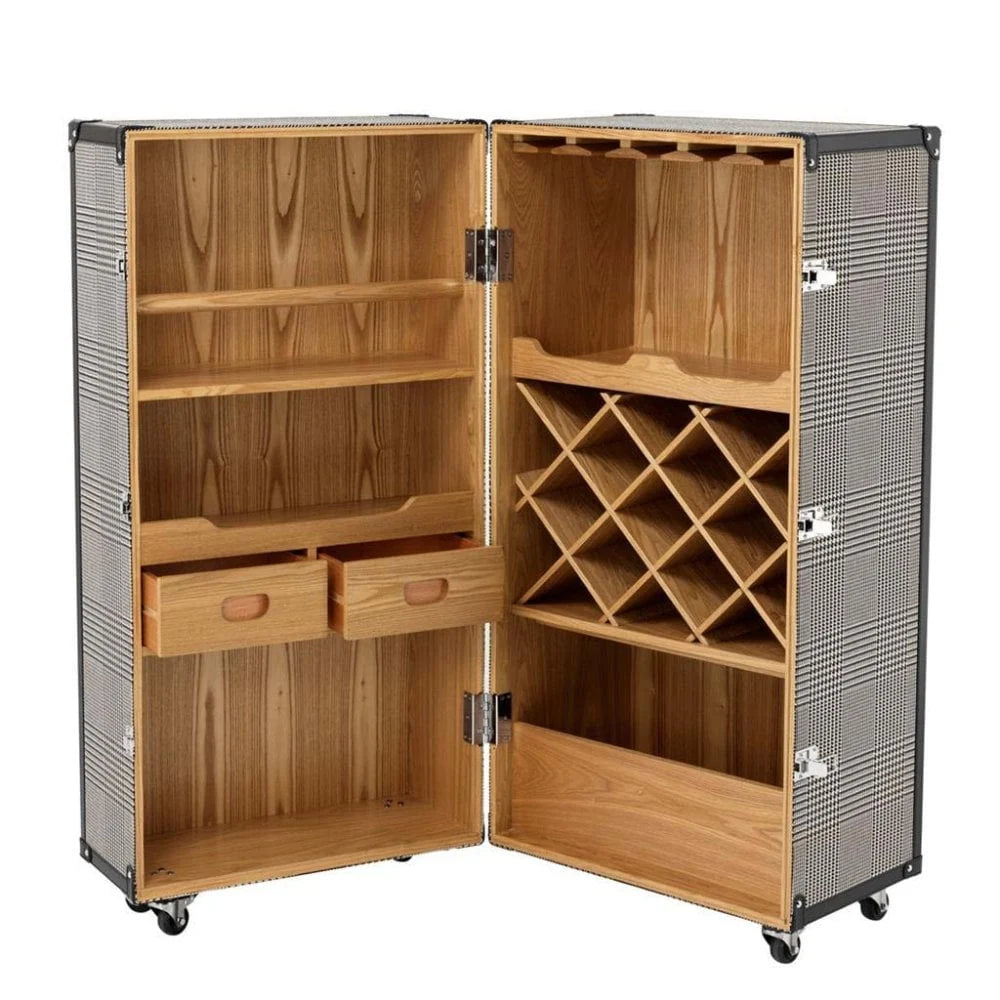 Bar Cabinet Martini Bianco | Black