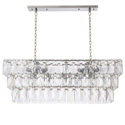 Crystal Rectangular Chandelier Amazone
