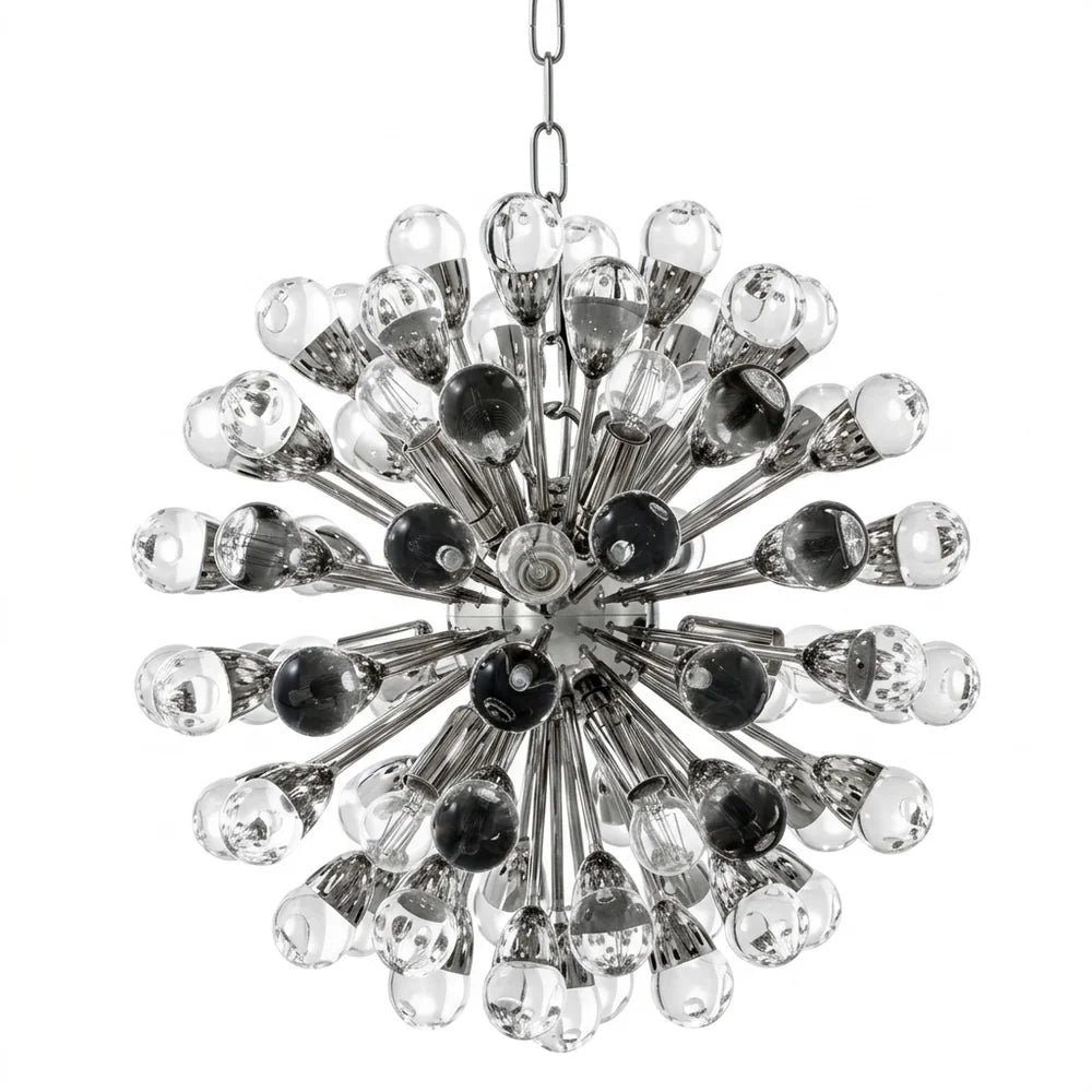 Clear Glass Sputnik Chandelier Anto