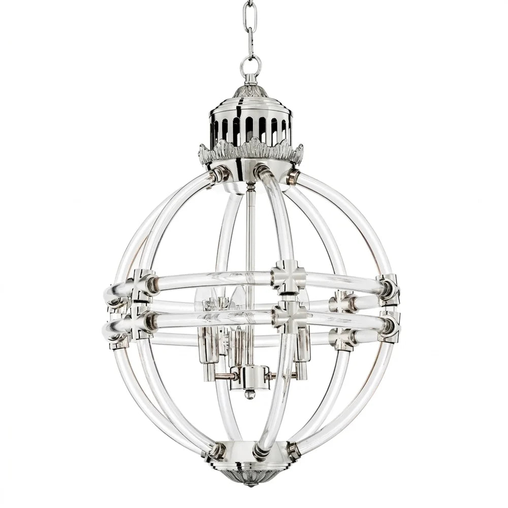 Clear Rods Chandelier Impero
