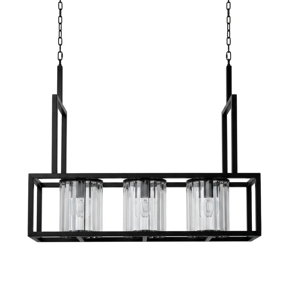 3 Light Linear Chandelier Carducci