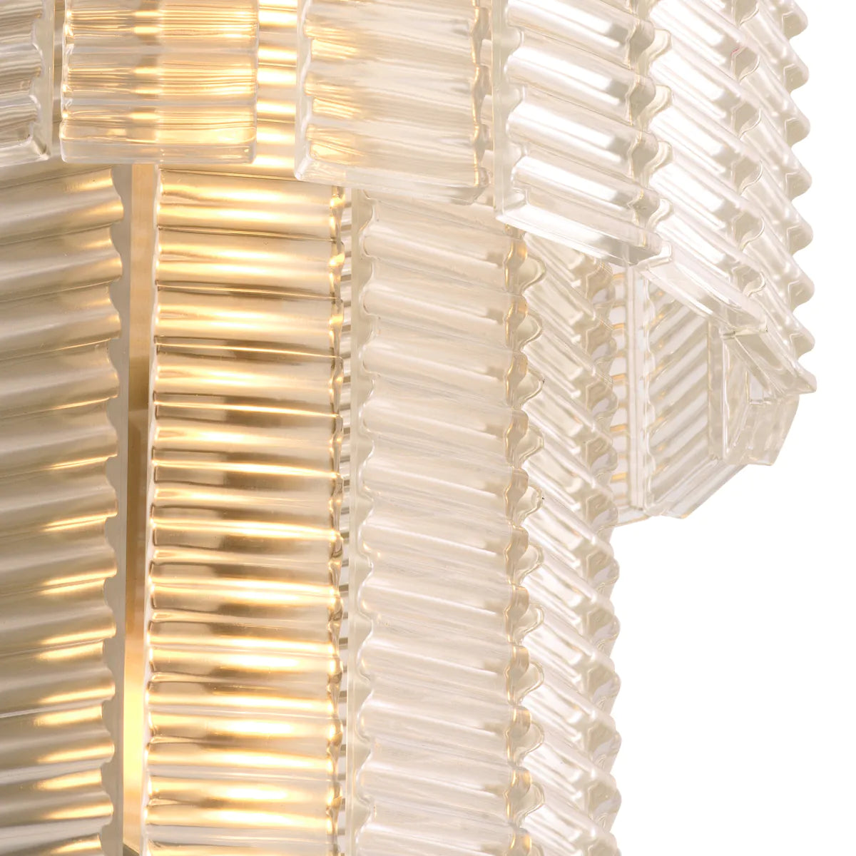 Ridged Glass Wall Lamp Imperial