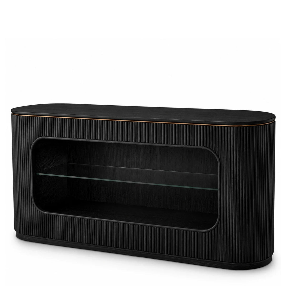 Oak Wooden Dresser Bogota | Charcoal