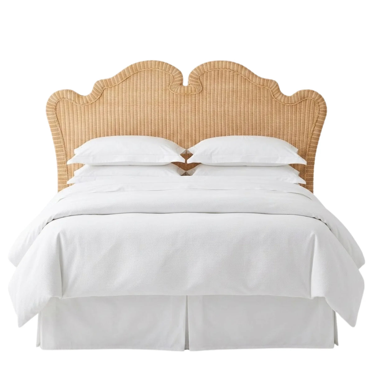 Natural Rattan Headboard Boudoir
