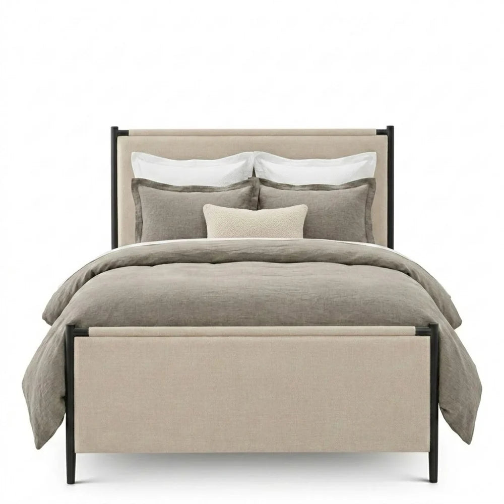 Beige Sand Bed Frame Bellingham