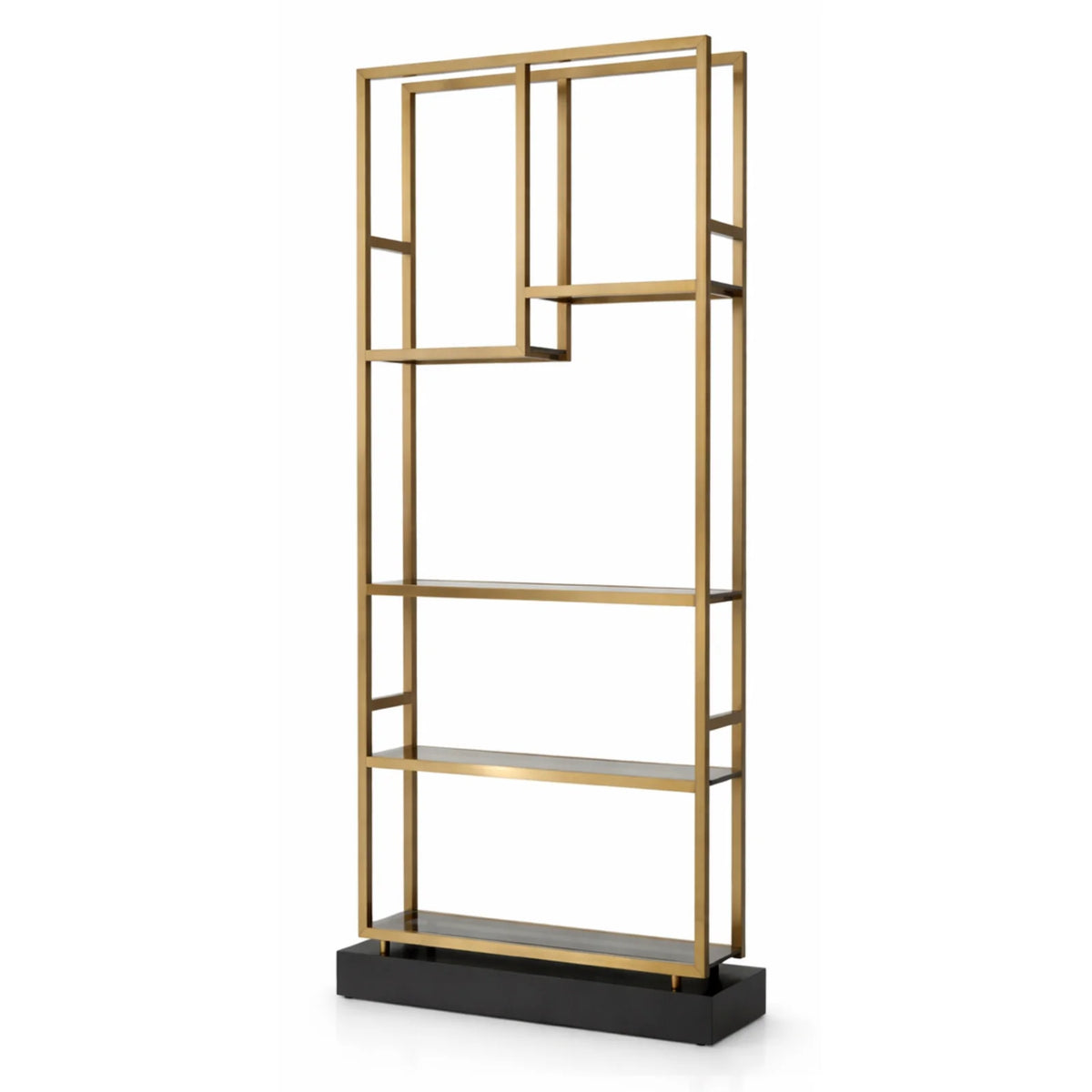 Brass Frame Glass Cabinet Corrado I