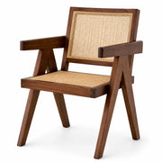 Rattan Cane Dining Armchair Aristide