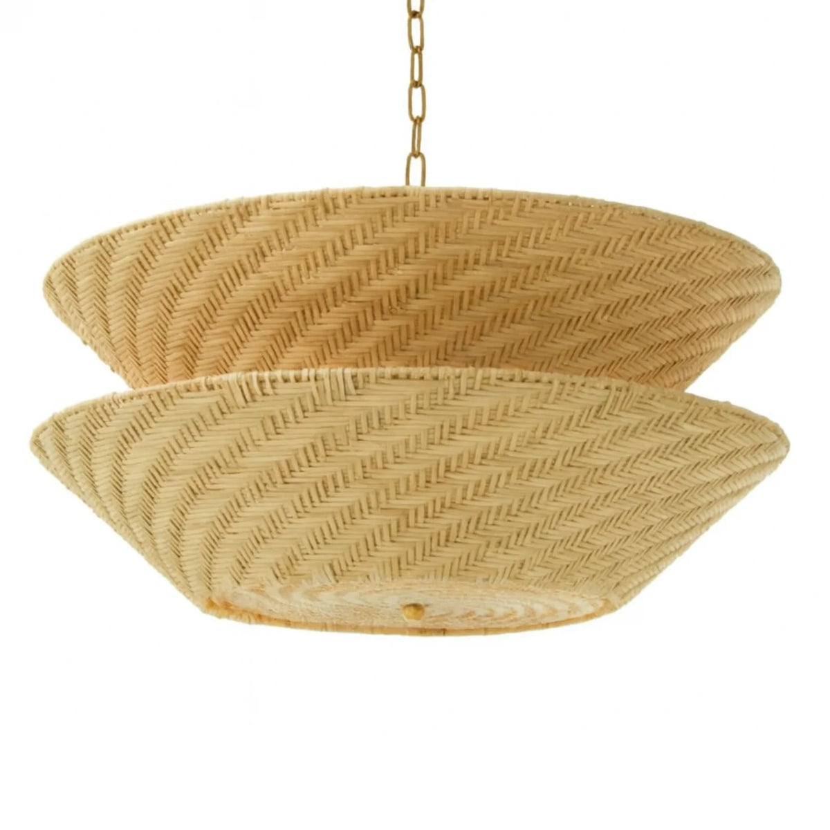 Natural Rattan Chandelier Tavira