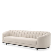 Beige Textured Sofa Agostino