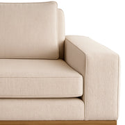 Upholstered Beige Sofa Aurora