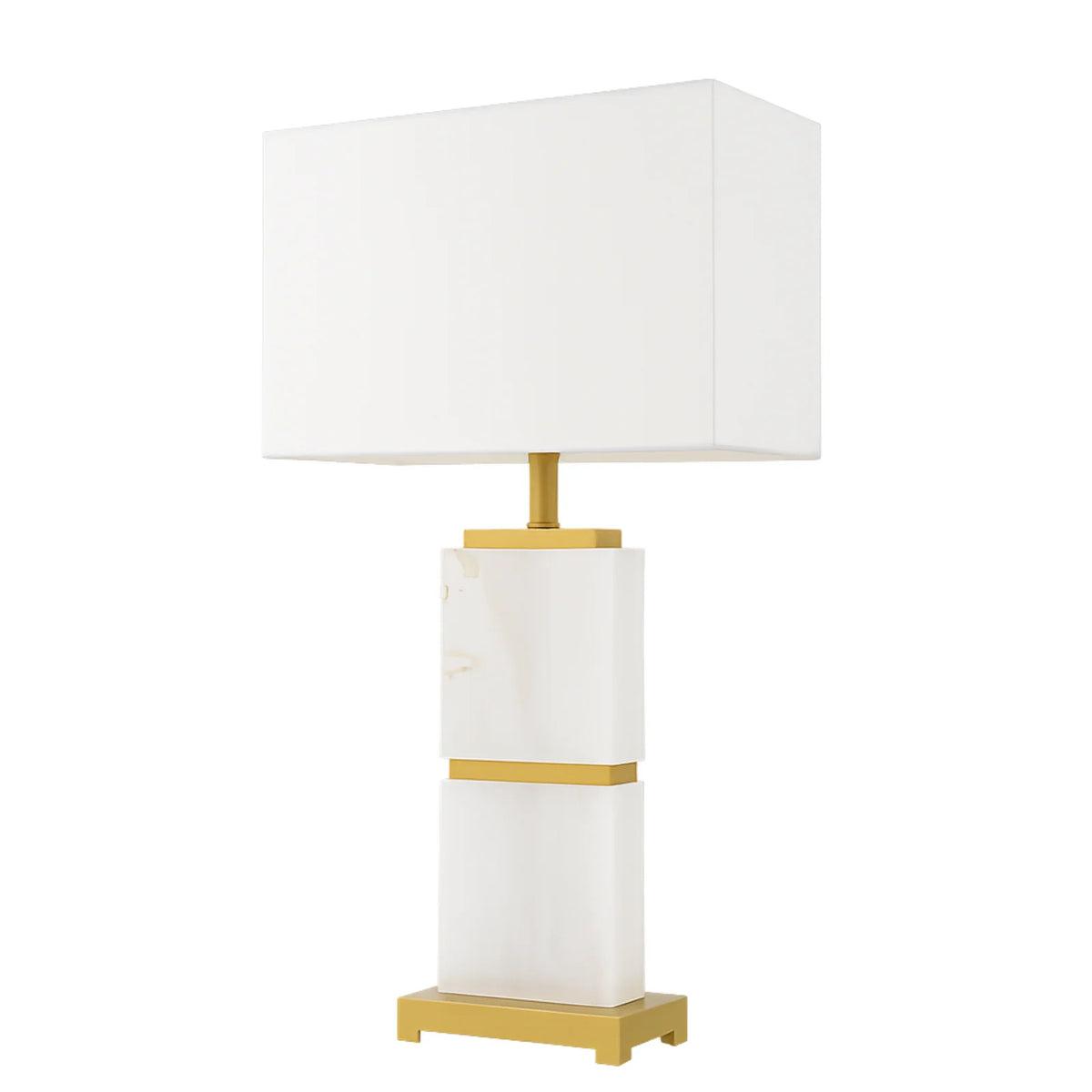 Alabaster White Table Lamp Robbins