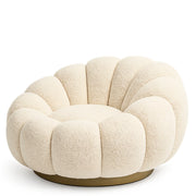 Flower Design Swivel Chair Mello