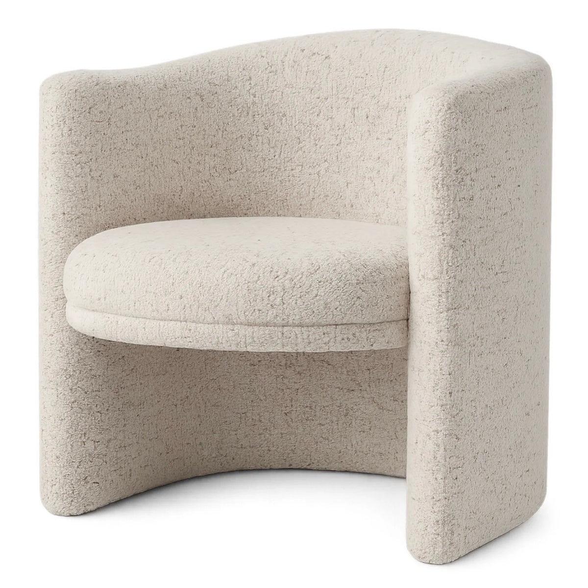 Off-White Modern Accent Chair Watertown