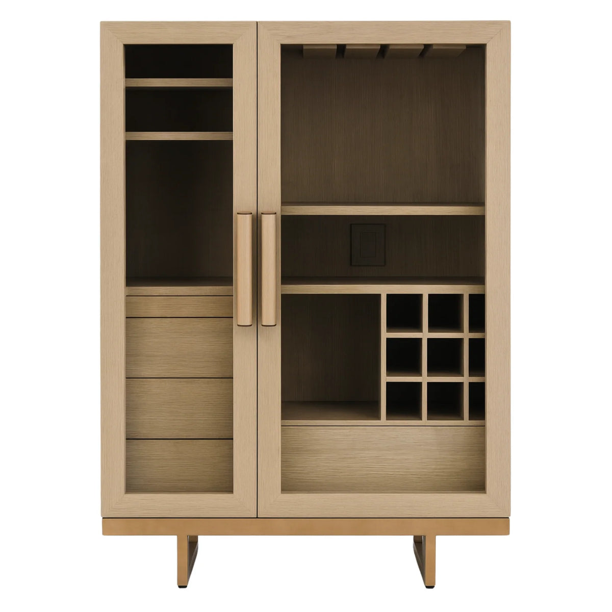Oak Bar Cabinet Connaught