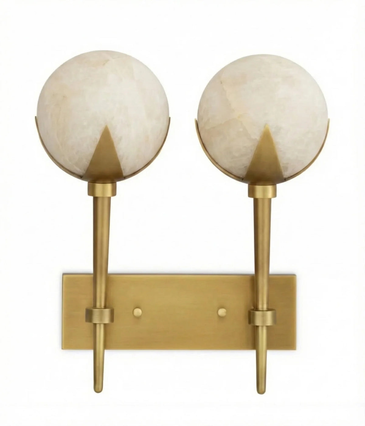 Brass Alabaster Wall Lamp Alesa
