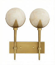 Brass Alabaster Wall Lamp Alesa